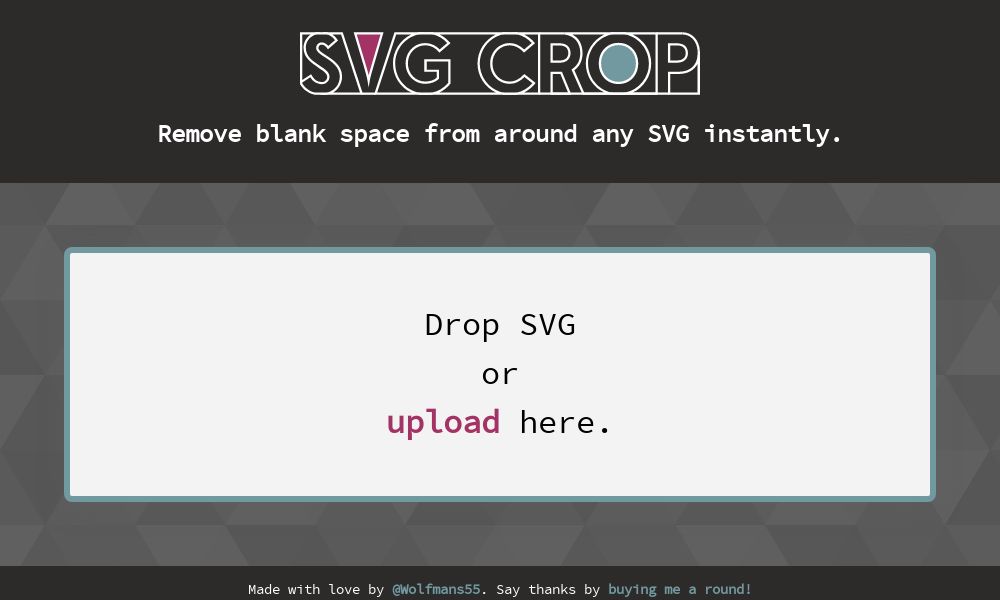 Screenshot of SVG CROP
