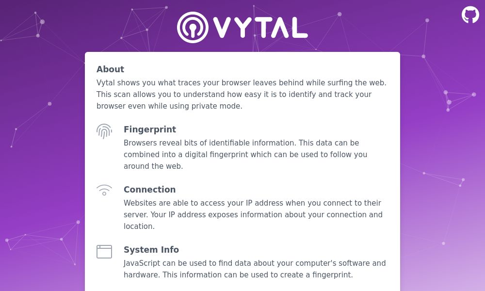 Screenshot of Vytal